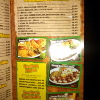 Panchos - Menu 4 - Mexican Near Me - Chula Vista, California