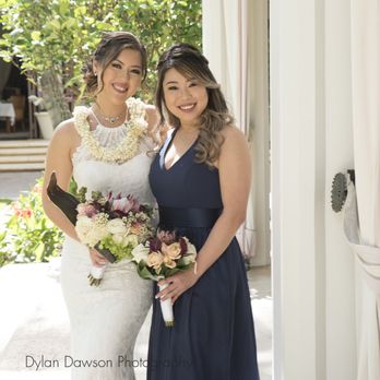 Perfectly Made - Bridal Hair/Makeup by Erika at Perfectly Made // Maid of Honor Hair/Makeup by Atlas Beauty Company // Floral Boutiques by Plant Hawaii - Makeup Artists Near Me