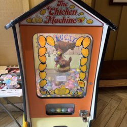 The Millstone Family Restaurant - Awesome old school egg machine with Knick knacks in it for 25 cents.