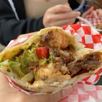 Giovanni's Fish Market - Surf and Turf Burrito - Seafood Near Me - Morro Bay, California
