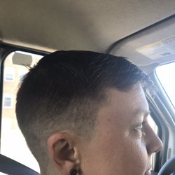 Mancave Barbershop - Right side of haircut by Ben