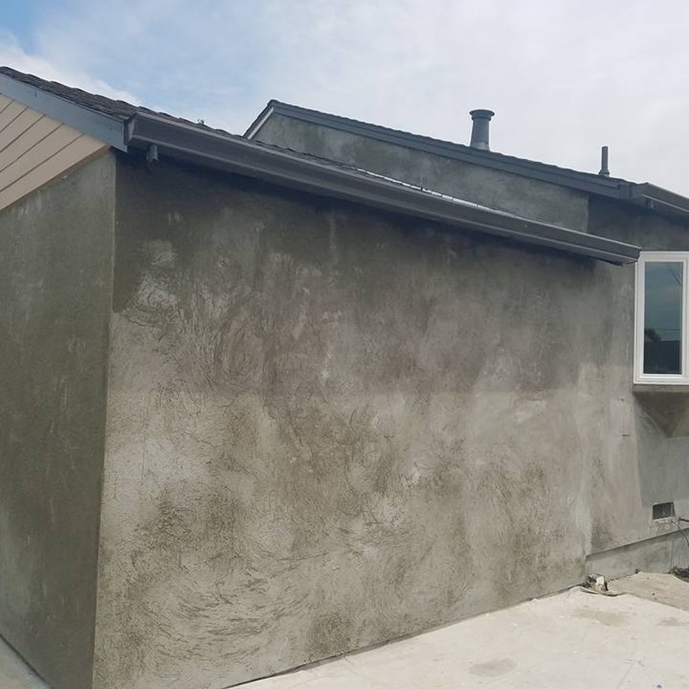 Kaitz Construction - 5.  Details of gutters, gables, and stucco scratch coat - General Contractors Near Me