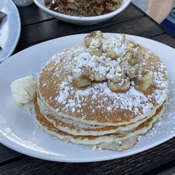 Kihei Caffe Lahaina - Pancakes with banana and macadamia nuts - Breakfast & Brunch Near Me - Lahaina, Hawaii Kihei Caffe Lahaina - Pancakes with banana and macadamia nuts - Breakfast & Brunch Near Me - Lahaina, Hawaii