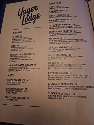 Menu photo 2 Yager Lodge Folsom, CA Menu photo 2 Yager Lodge Folsom, CA
