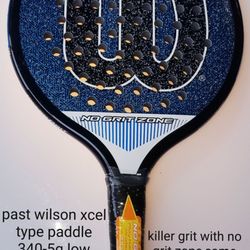 Paddle Tennis - Wilson XL Paddle with Killer Grit paddles4less.com