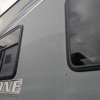 Silver Line Detailing - Quite literally can see where the tech "reached" to wash the trailer. - Auto Detailing Near Me - Emigration Canyon, Utah