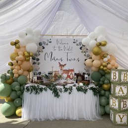 Beautiful draping by Santiago's Party Rental