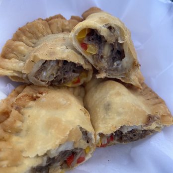 Williamsburg Smorgasburg - Saturday - Oxtail Cheese Steak Empanadas - Food Stands Near Me - Brooklyn, New York Williamsburg Smorgasburg - Saturday - Oxtail Cheese Steak Empanadas - Food Stands Near Me - Brooklyn, New York