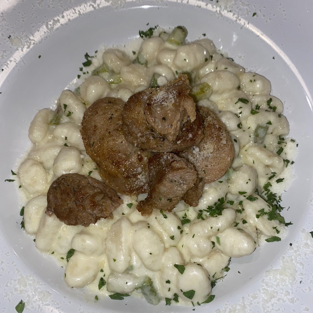 Trattoria Di Bernardone - Housemaid gnocchi with sausage - Italian Near Me - Saint Johns, Florida