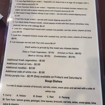 PHO LAO - Menu - Laotian Near Me - Morganton, North Carolina