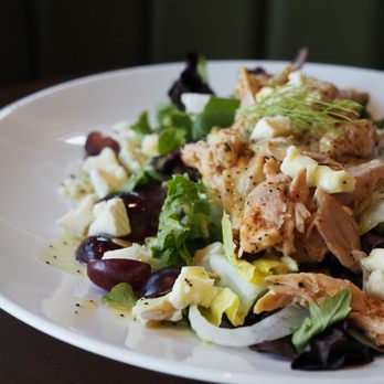 Spruce Farm & Fish - Brie & Cherry Chicken Salad - New American Near Me - Boulder, Colorado Spruce Farm & Fish - Brie & Cherry Chicken Salad - New American Near Me - Boulder, Colorado