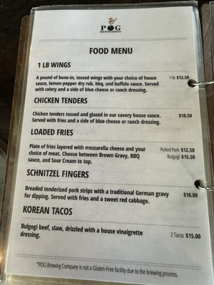 Menu photo 7 POG Brewing Company Cleveland, MO Menu photo 7 POG Brewing Company Cleveland, MO
