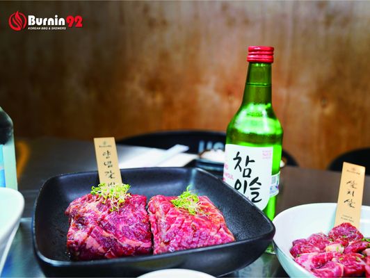 Burnin92 Korean BBQ & Skewers 달라스 숯불구이 고깃집 by null