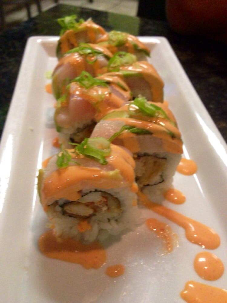 Order Dragon Roll food online from Tomodachi Sushi Bar & Restaurant store, San Diego on bringmethat.com