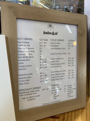 Menu photo 6 Babe & Al Brooklyn, NY Menu photo 6 Babe & Al Brooklyn, NY