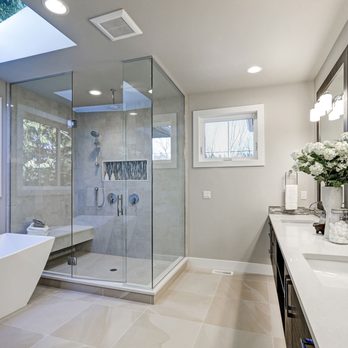 North Texas Living Solutions - a bathroom with a skylight - General Contractors Near Me North Texas Living Solutions - a bathroom with a skylight - General Contractors Near Me