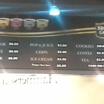 The Living Arts Centre - Refreshment prices at the lobby bar. - Performing Arts Near Me - Mississauga, Ontario