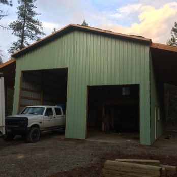 J&M Construction Services - 40'x60'x16' with two 13'x40' lean-to's off the side. - General Contractors Near Me - Moyie Springs, Idaho J&M Construction Services - 40'x60'x16' with two 13'x40' lean-to's off the side. - General Contractors Near Me - Moyie Springs, Idaho