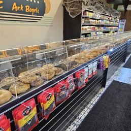 Wide variety of bagels Wide variety of bagels