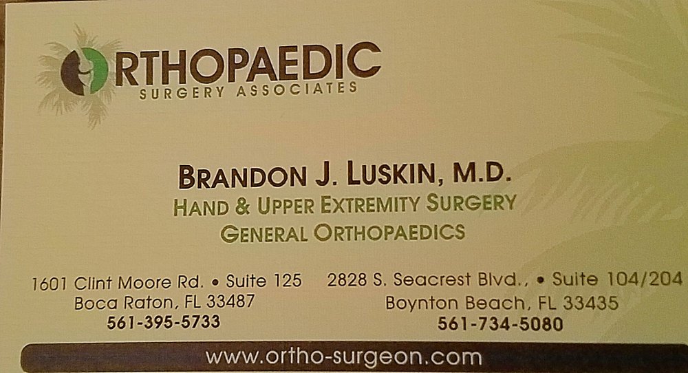ORTHOPEDIC SURGERY ASSOCIATES Updated October 2024 1601 Clint Moore