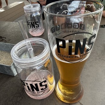 Pins Mechanical - Game Over cup and mango cart draft. - Bars Near Me - Columbus, Ohio Pins Mechanical - Game Over cup and mango cart draft. - Bars Near Me - Columbus, Ohio