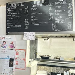 Tortas El Guero - Menu