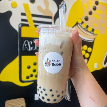 Sixty Slash - vietnamese coffee, large, less ice, cheese foam, honey boba - Bubble Tea Near Me - Phoenix, Arizona