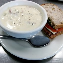 Anna Marie's Bakery & Cafe - Soup combo- half sanwich with house made soup