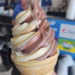 Huntington Park - Swirl ice cream cone from Perry's Ice Cream