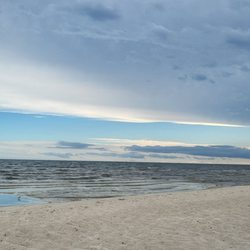Bay St. Louis Beach - Beautiful site to see water temperature just right!