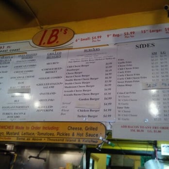 IB’s - Menu 10/28/11 - Sandwiches Near Me - Berkeley, California IB’s - Menu 10/28/11 - Sandwiches Near Me - Berkeley, California