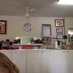 Inside of small quaint restaurant.