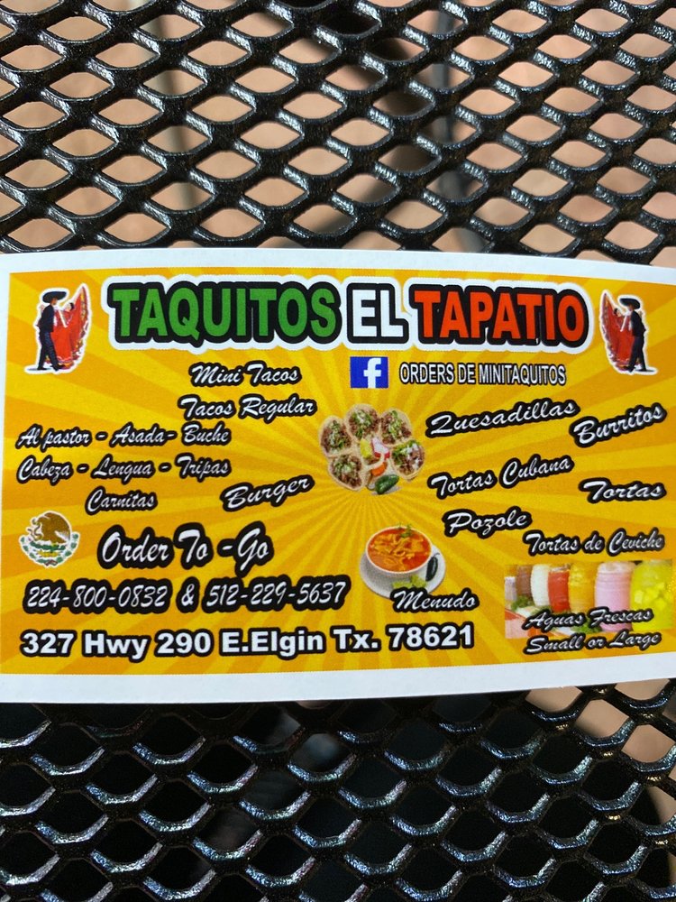 Photos of TAQUITOS EL TAPATIO Updated August 2024 26 Photos & 21 Reviews 319 US290, Elgin