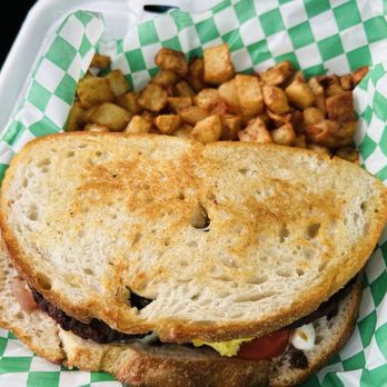 Thanks A Brunch - Gilbert - Impossible Sausage Breakfast Sandwich - Burgers Near Me - Gilbert, Arizona