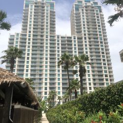 Sapphire Condominium - Walking back from beach (next to the showers)
