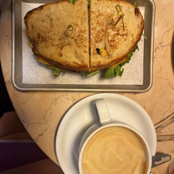 Lulu Green - Latte  The Breakfast Sandwich - Vegan Near Me - Boston, Massachusetts