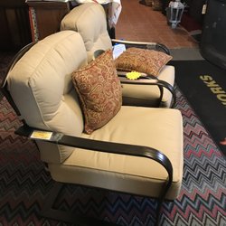 Gas Works - Patio Furniture - Cushion and Poly Adirondack, Table & Chairs! Fire Pits, Patio Heaters and more!