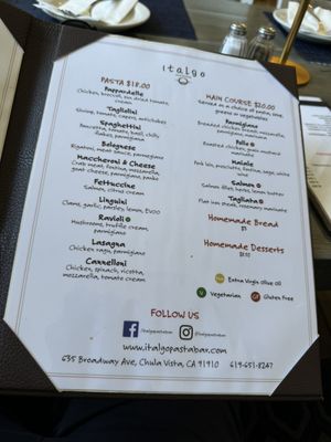 Menu photo 8 Italgo Pasta Bar Chula Vista, CA Menu photo 8 Italgo Pasta Bar Chula Vista, CA