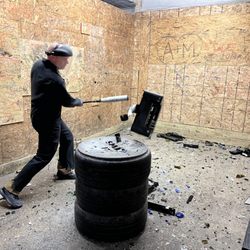Just Smash It - Good ol' Office Space style printer smashing.