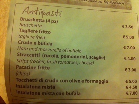 Menu photo 2 Pizzeria Attanasio Naples, NA