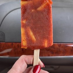 La Michoacana - Mango con Chile pop!  Yummy!!!