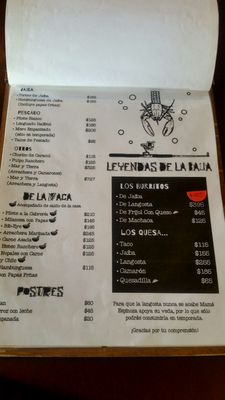 Menu photo 3 Mama Espinozas El Rosario, BCN