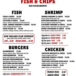 Railroad Fish & Chips - Railroad Menu December 2025