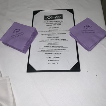 Skates On The Bay - 8/30/2019:  Skates menu. - Seafood Near Me - Berkeley, California