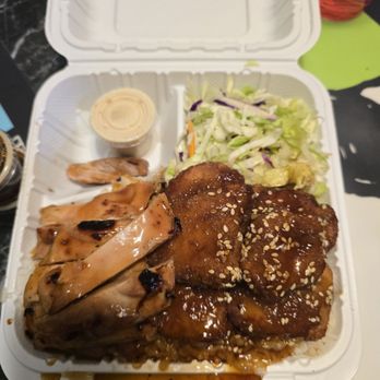 Teriyaki Bistro - Combo #1: Teriyaki Chicken and Crispy Chicken - Japanese Near Me - Issaquah, Washington Teriyaki Bistro - Combo #1: Teriyaki Chicken and Crispy Chicken - Japanese Near Me - Issaquah, Washington