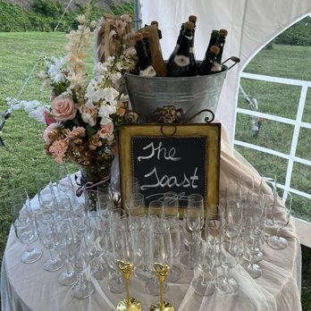 Bonaparte Castle - Sandra with Bonaparte Castle set this up for wedding champagne toast - Venues & Event Spaces Near Me - Salisbury, North Carolina Bonaparte Castle - Sandra with Bonaparte Castle set this up for wedding champagne toast - Venues & Event Spaces Near Me - Salisbury, North Carolina