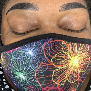 Huemon Beauty - Oct 2020. Touch-up session complete. She used a bigger blade and only one ink color (dark brown). - Permanent Makeup Near Me - Kensington, MD, Maryland