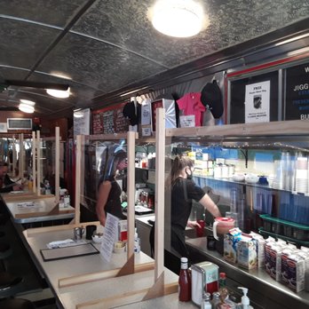 Jigger's Diner - Plexiglass everywhere - Diners Near Me - East Greenwich, Rhode Island Jigger's Diner - Plexiglass everywhere - Diners Near Me - East Greenwich, Rhode Island