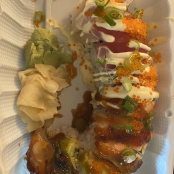 Katana Sushi Bar - Caterpillar Roll - Sushi Bars Near Me - Turlock, California Katana Sushi Bar - Caterpillar Roll - Sushi Bars Near Me - Turlock, California
