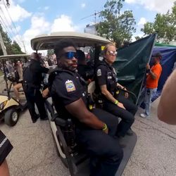 Columbus Division of Police - Officers sitting around while a man was being harassed